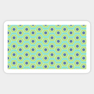 Simple Hexagon Pattern Sticker